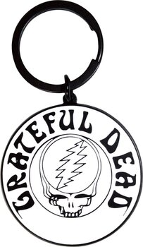 Muzički privezak Grateful Dead Steal Your Face Mono Black Privezak za ključeve - 1