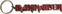 Muzieksleutelhanger Iron Maiden Logo With Tails Sleutelhanger