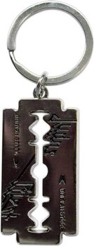 Music pendant Judas Priest British Steel Razor Blade Key Chain - 1