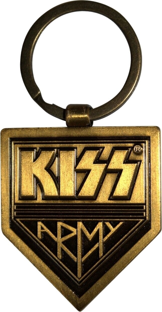 Pendentif musique Kiss Gold Army Pennant (Double Sided) Porte-clés