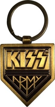 Pendentif musique Kiss Gold Army Pennant (Double Sided) Porte-clés - 1