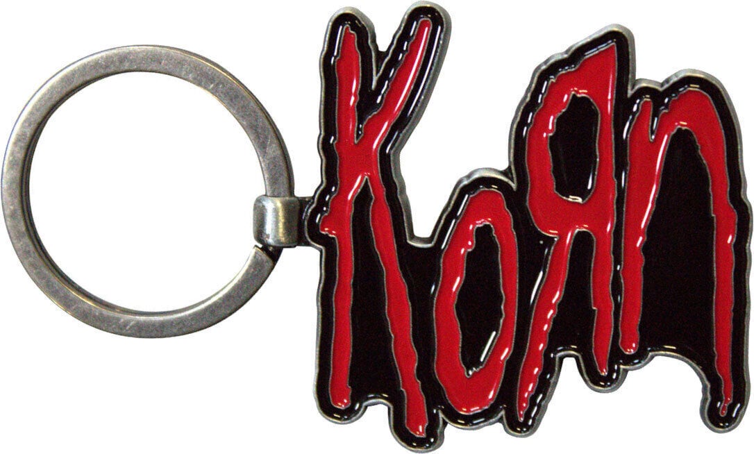 Muzieksleutelhanger Korn Red Logo Sleutelhanger