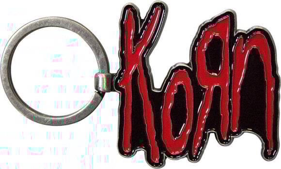 Muzieksleutelhanger Korn Red Logo Sleutelhanger - 1