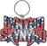 Muzieksleutelhanger Lynyrd Skynyrd Flag Logo Sleutelhanger