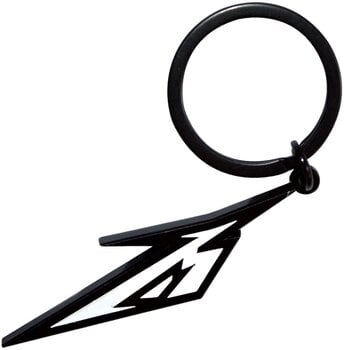 Muzieksleutelhanger Metallica Black & White M Logo Sleutelhanger - 1