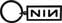 Muzieksleutelhanger Nine Inch Nails Logo Sleutelhanger