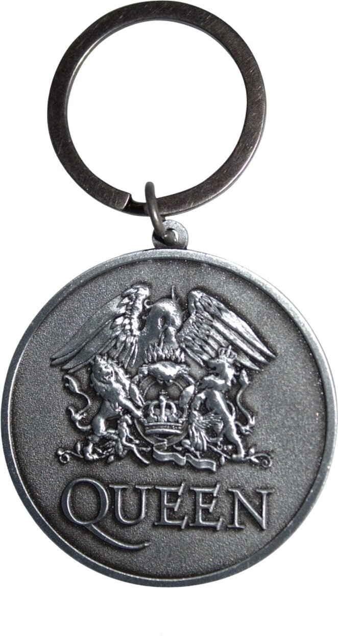 Muzieksleutelhanger Queen Silver Crest Double Sided (Double Sided) Sleutelhanger