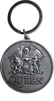 Muzieksleutelhanger Queen Silver Crest Double Sided (Double Sided) Sleutelhanger - 1