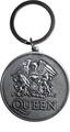 Queen Silver Crest Double Sided (Double Sided) Key Chain