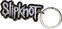 Muzieksleutelhanger Slipknot White Logo Black Border Sleutelhanger