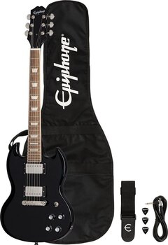 Elektrinė gitara Epiphone Power Players SG Dark Matter Ebony - 1