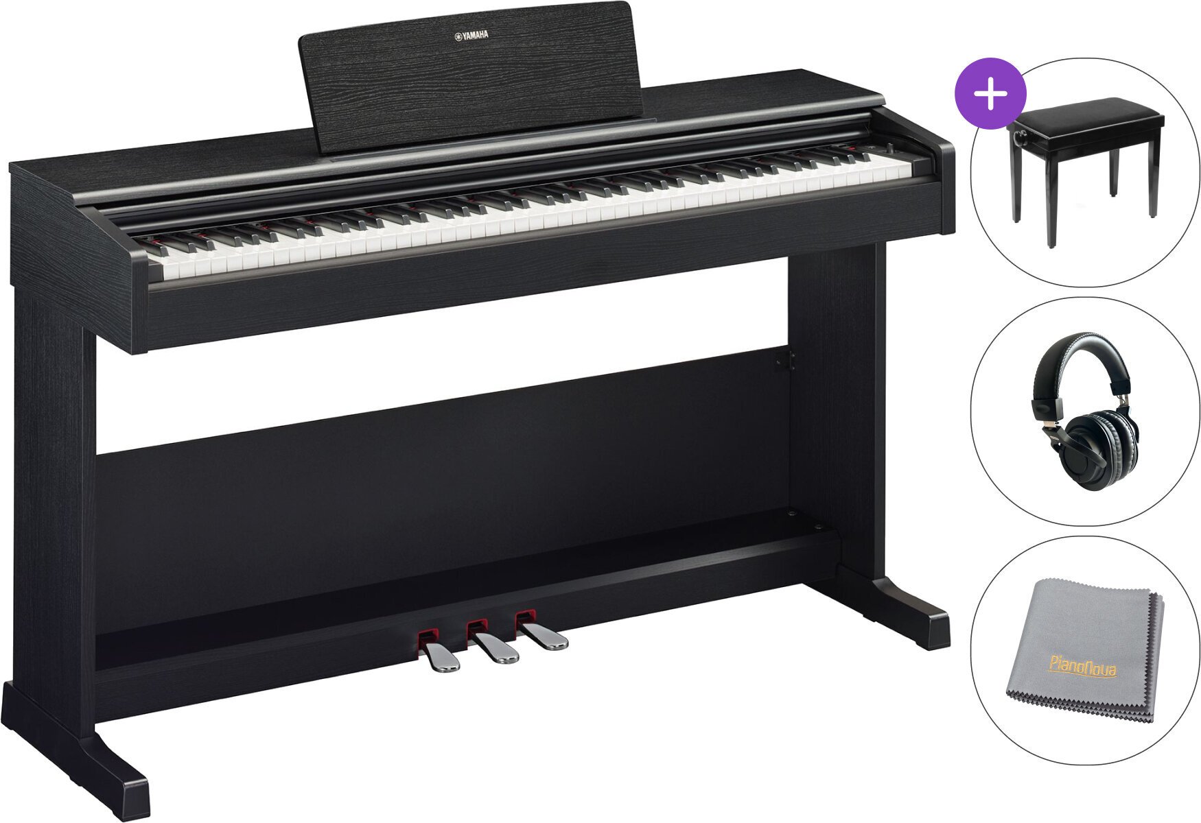 Дигитално пиано Yamaha YDP-105 B SET Дигитално пиано Black