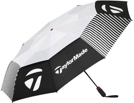 Paraplu TaylorMade Compact Auto Umbrella Paraplu Black/White - 1