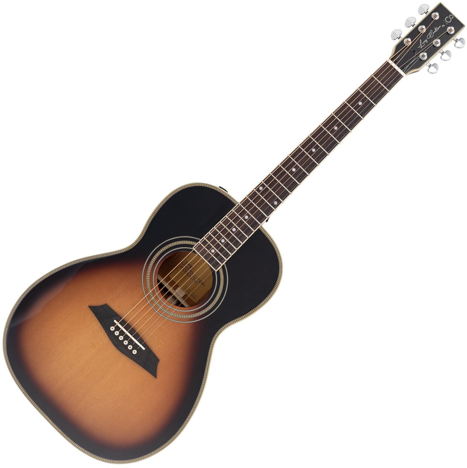 Guitarra electroacustica Sire Larry Carlton A4 Parlor Vintage Sunburst Guitarra electroacustica