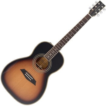 Guitarra electroacustica Sire Larry Carlton A4 Parlor Vintage Sunburst Guitarra electroacustica - 1