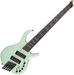 Headless Bass Guitar Sire Marcus Miller M6-5 Surf Green Metallic Satin Headless Bass Guitar