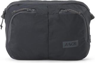 Novčanici, torba na rame AEVOR Sacoche Bag Torba preko tela Ripstop Charcoal Black
