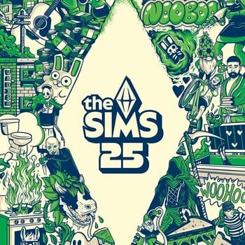 Schallplatte Various Artists - The Sims 25th Soundtrack (Clear with Neon Green Splatter Coloured) (2 LP) - 1