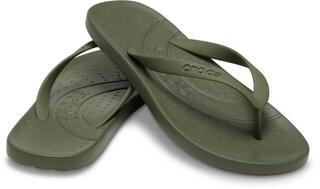 Calçado náutico Crocs Flip Army Green