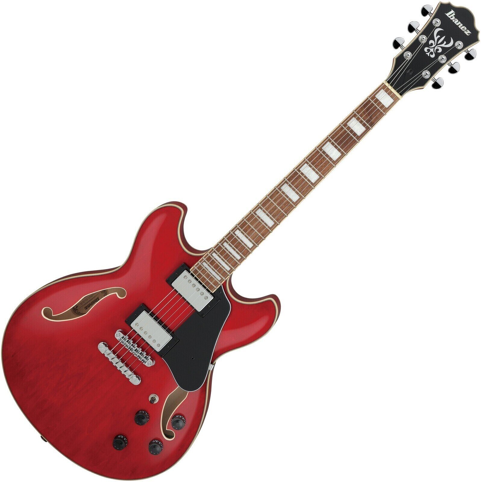 Guitarra semi-acústica Ibanez AS73-TCD Transparent Cherry Red Guitarra semi-acústica