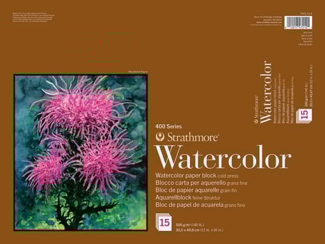 Blok za skiciranje Strathmore 400 Series Watercolour Blok za crtanje 15 30,5 x 40,5 cm 300 g - 1