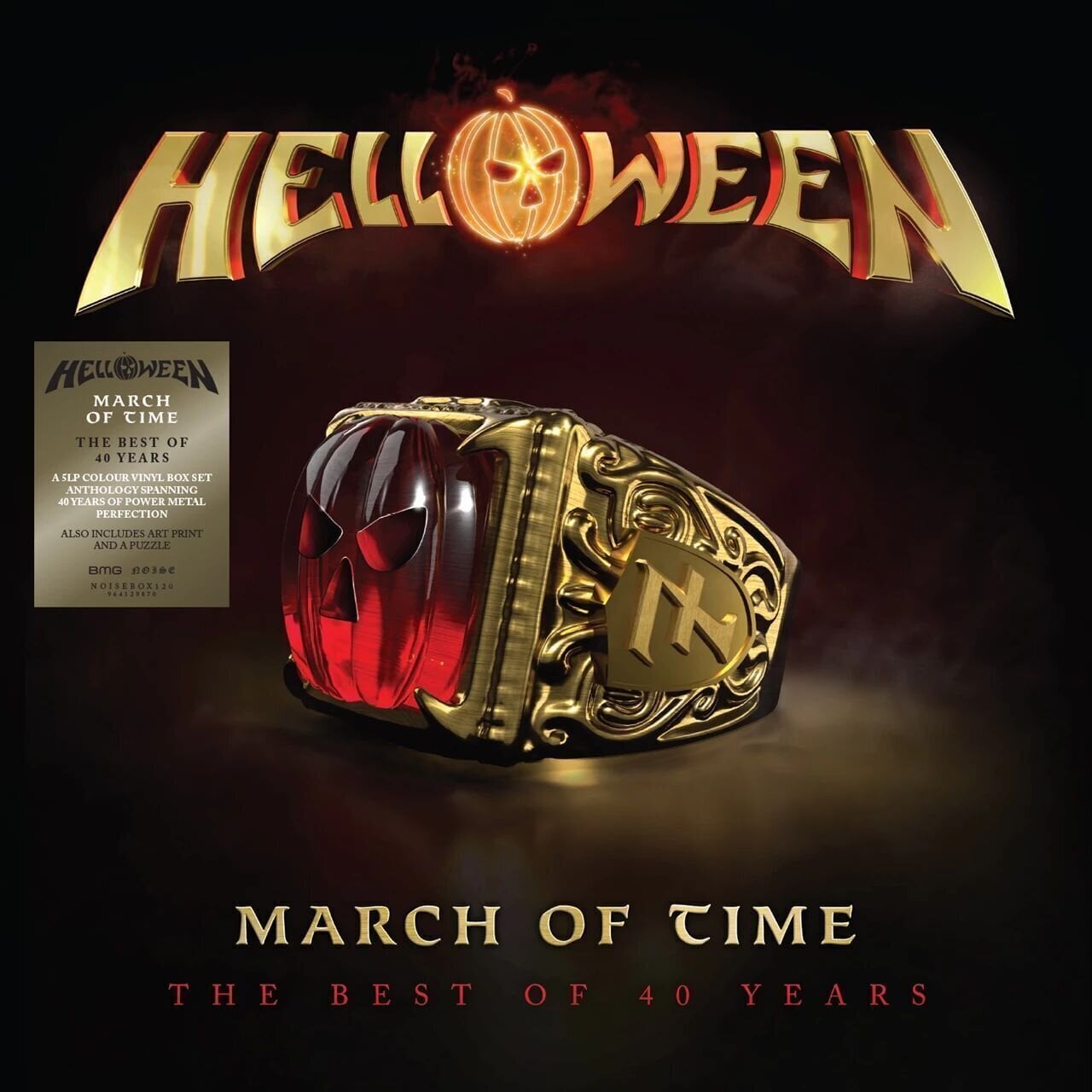 LP ploča Helloween - March of Time (The Best of 40 Years) (Red Coloured) (5 LP)