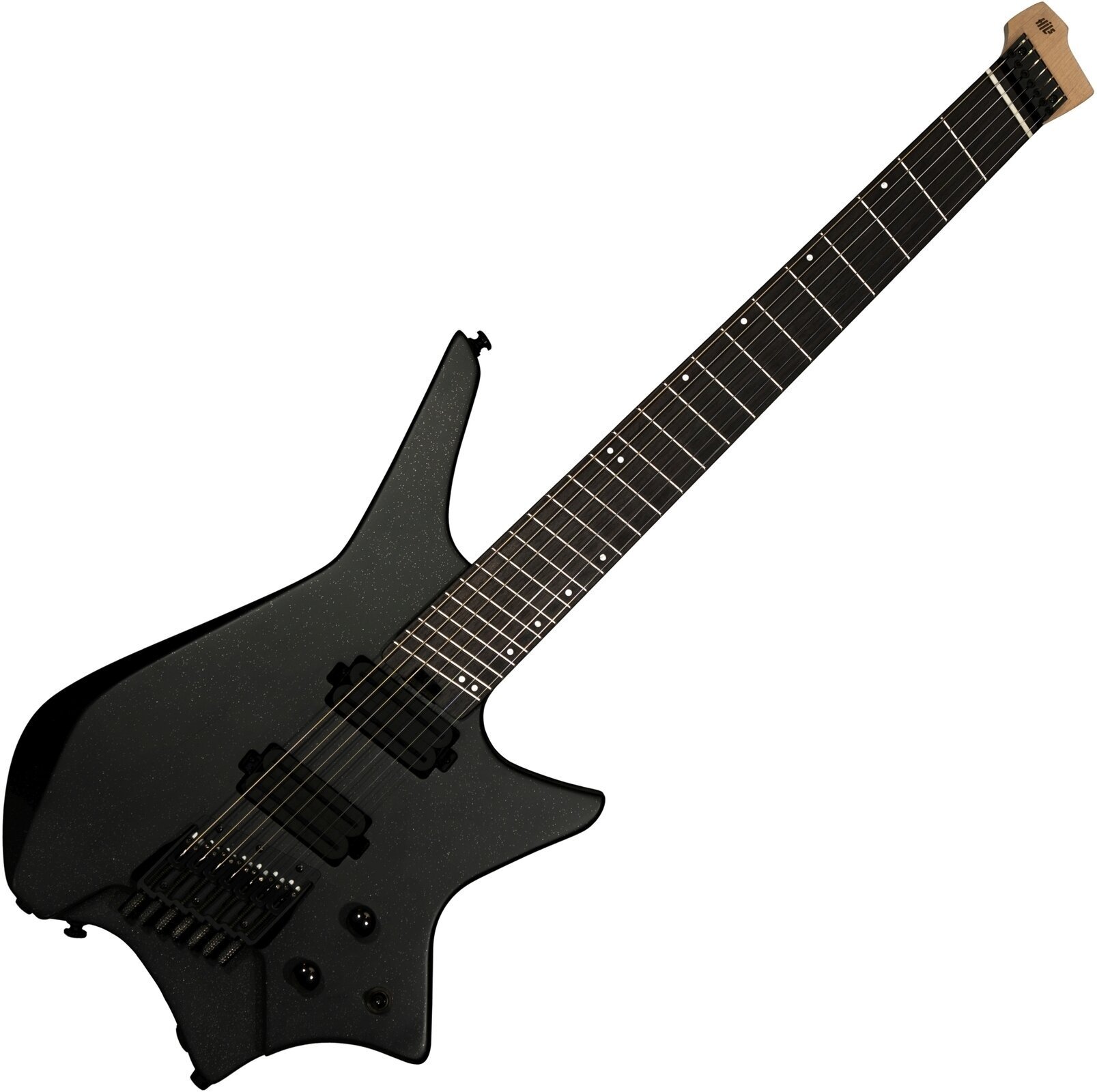 Headless китара HILS Guitars HZ7 NEXT Galaxy Black Headless китара