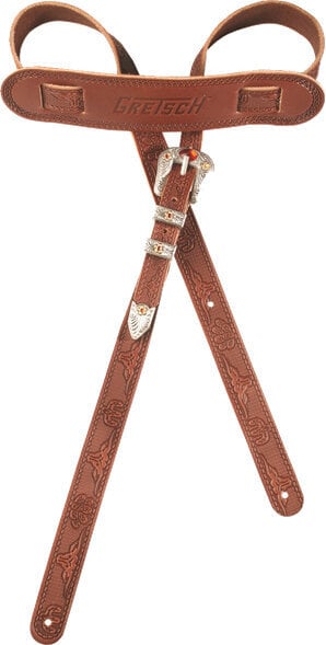 Courroie de guitare Gretsch 3333 Tooled Guitar Walnut Courroie de guitare