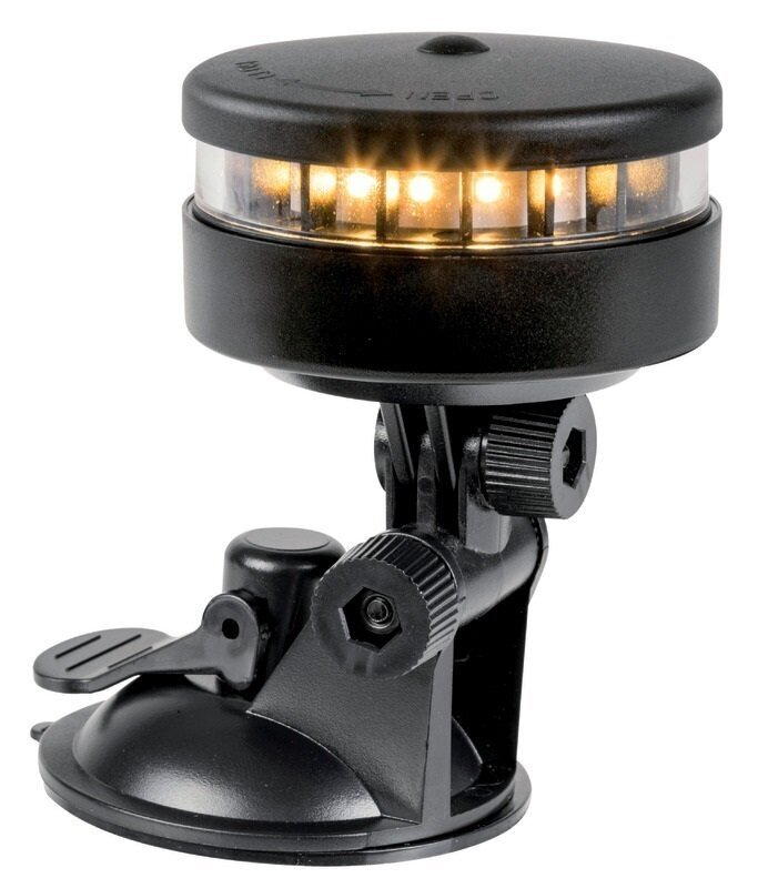 Osculati Navilight 360° 2NM White Light Suction Cup Base Black Navigation Light