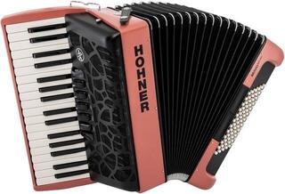 Piano accordion Hohner BRAVO myColor III 72 Piano accordion Fire
