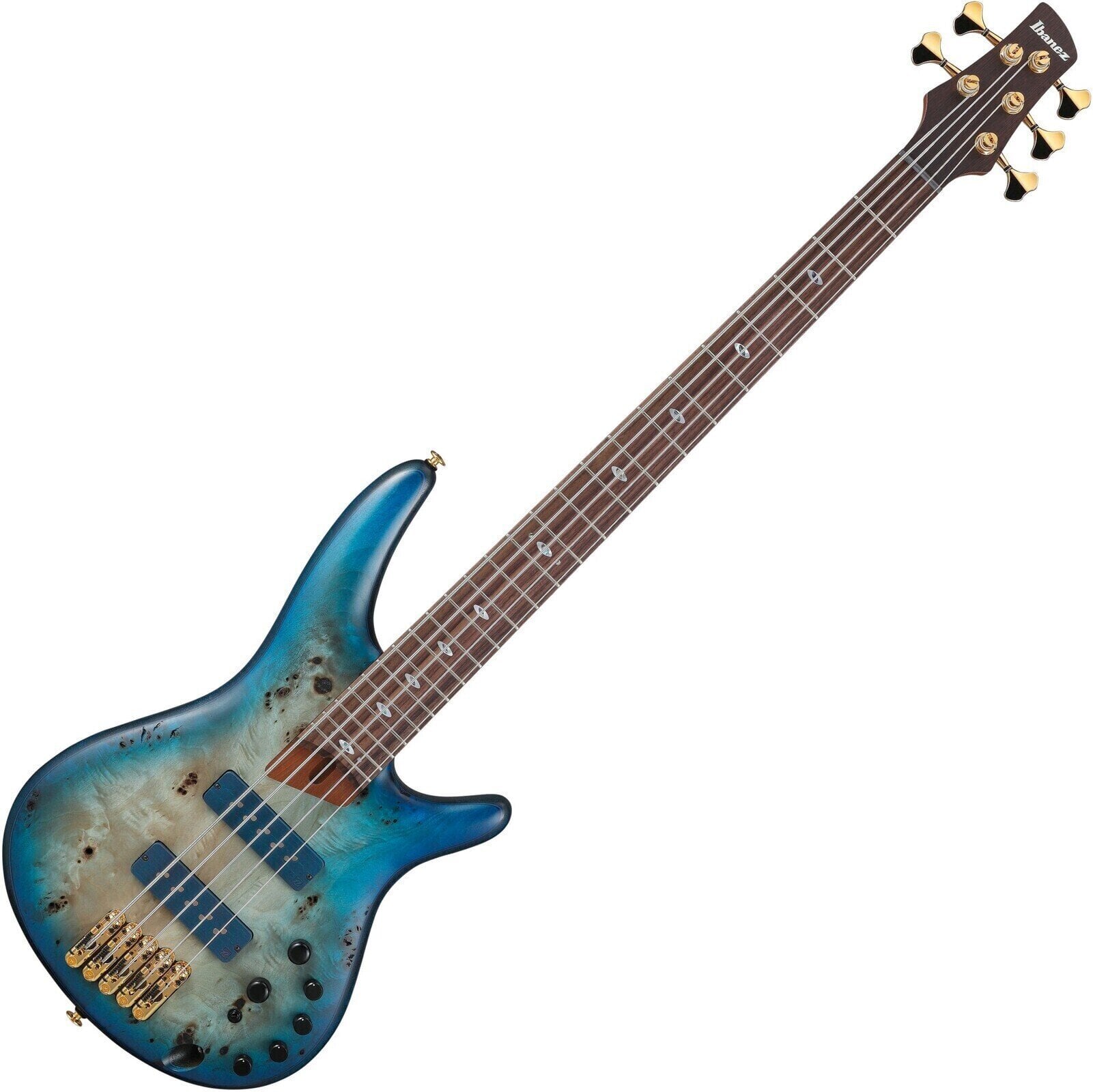 5-strunová basgitara Ibanez SR6605-GFB Ghost Fleet Blue Burst 5-strunová basgitara