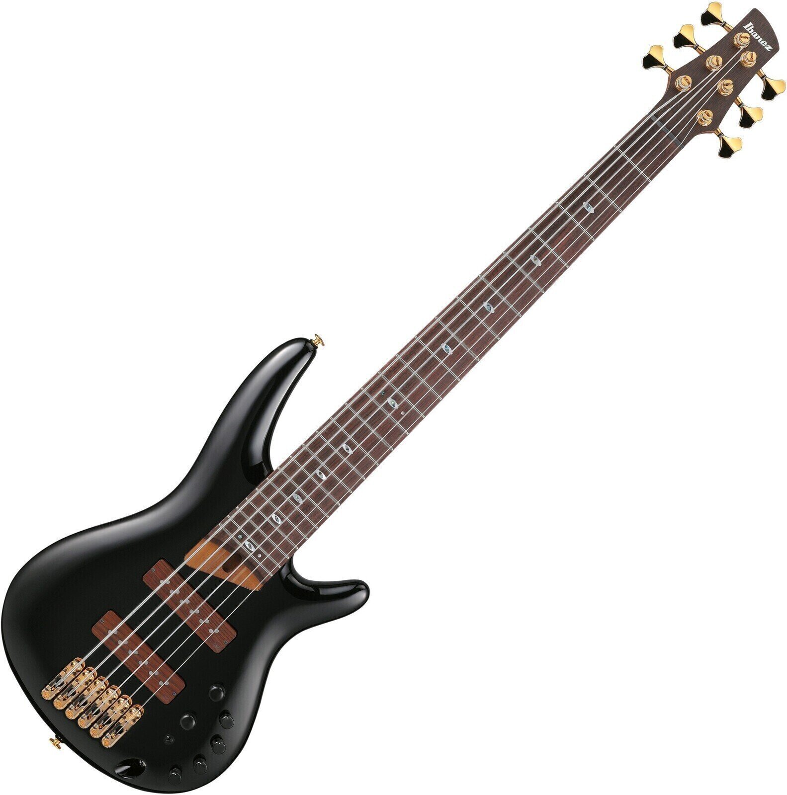 6-kielinen bassokitara Ibanez SR3506-BK Black 6-kielinen bassokitara