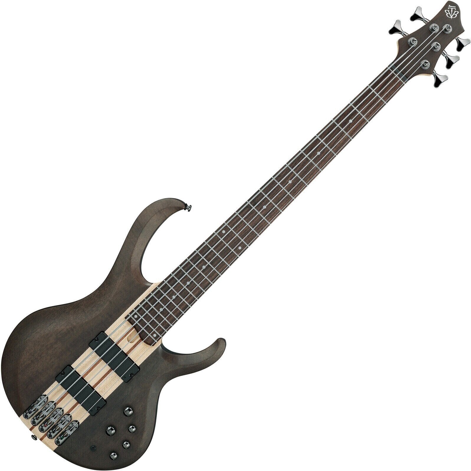 Basse 5 cordes Ibanez BTB605-TGF Transparent Gray Flat Basse 5 cordes