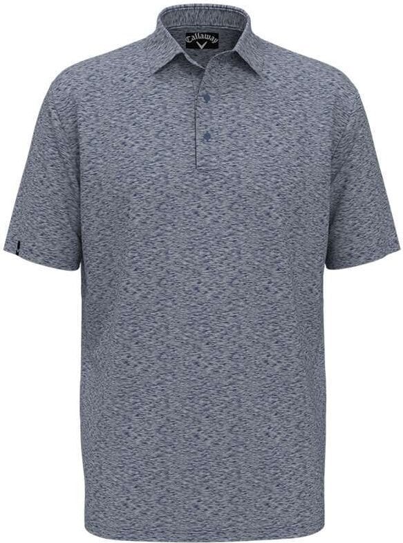 Tricou polo Callaway Premium Solid Mens Galaxy Blue Heather L Tricou polo