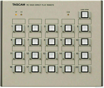 Controlo remoto para gravadores digitais Tascam RC-SS20 Controle remoto - 1