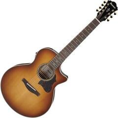 guitarra eletroacústica Ibanez AE3007FMH-TBH Tobacco Edge Burst guitarra eletroacústica