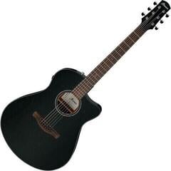 guitarra eletroacústica Ibanez AAM340CE-RUB Rustic Black guitarra eletroacústica