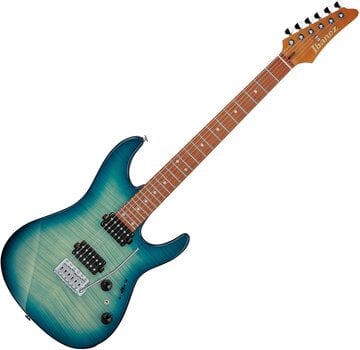 Elektromos gitár Ibanez AZ24S1F-TXB Transparent Turquoise Burst Elektromos gitár - 1