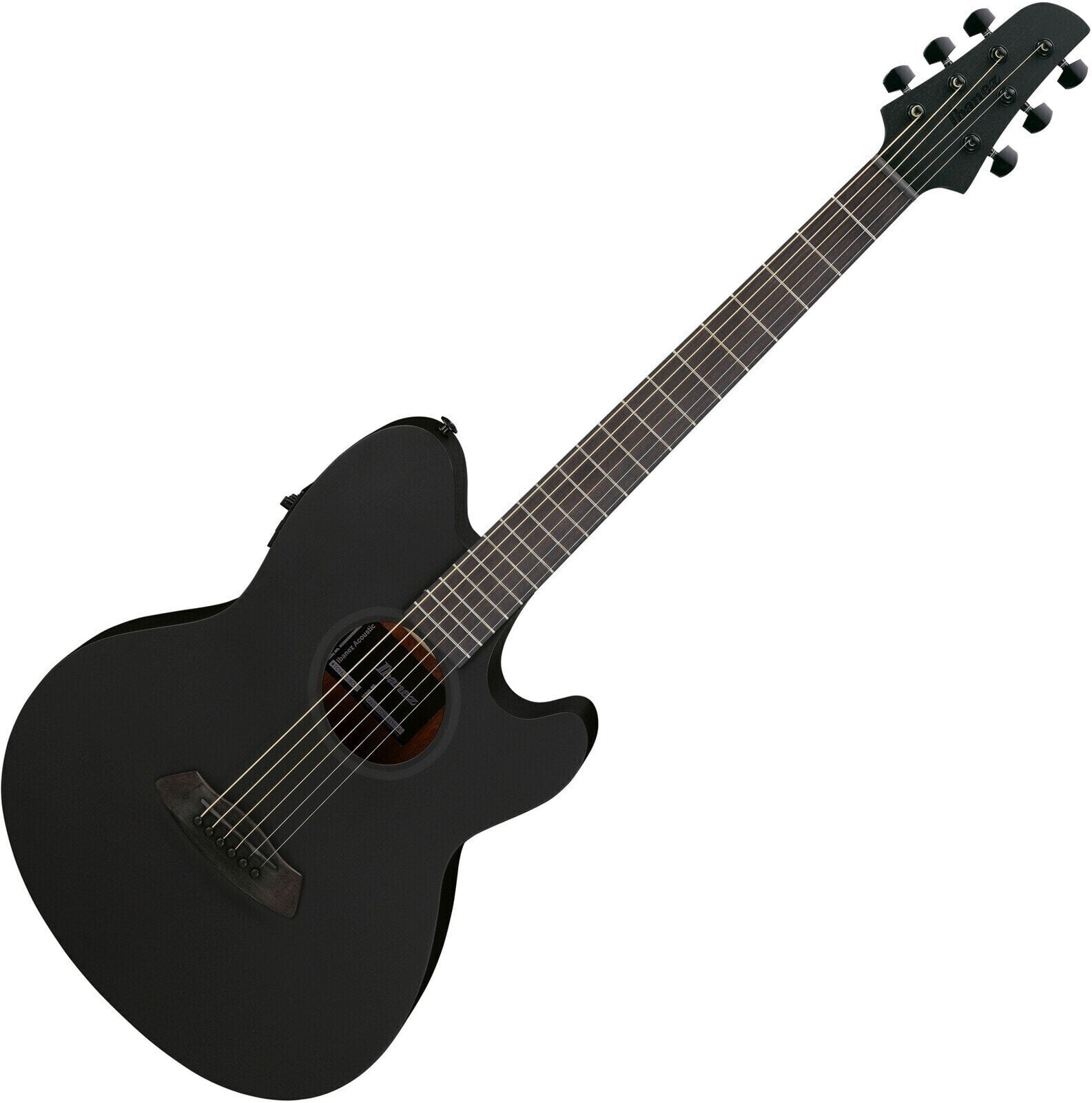 Guitarra eletroacústica especial Ibanez TCY621-BOT Black Out Guitarra eletroacústica especial