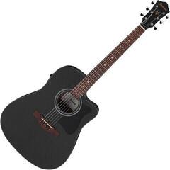 guitarra eletroacústica Ibanez V44CE-WK Weathered Black Open Pore guitarra eletroacústica