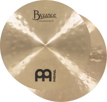 Hi-Hat bekken Meinl Byzance Traditional Extra Hammered 15" Hi-Hat bekken - 1