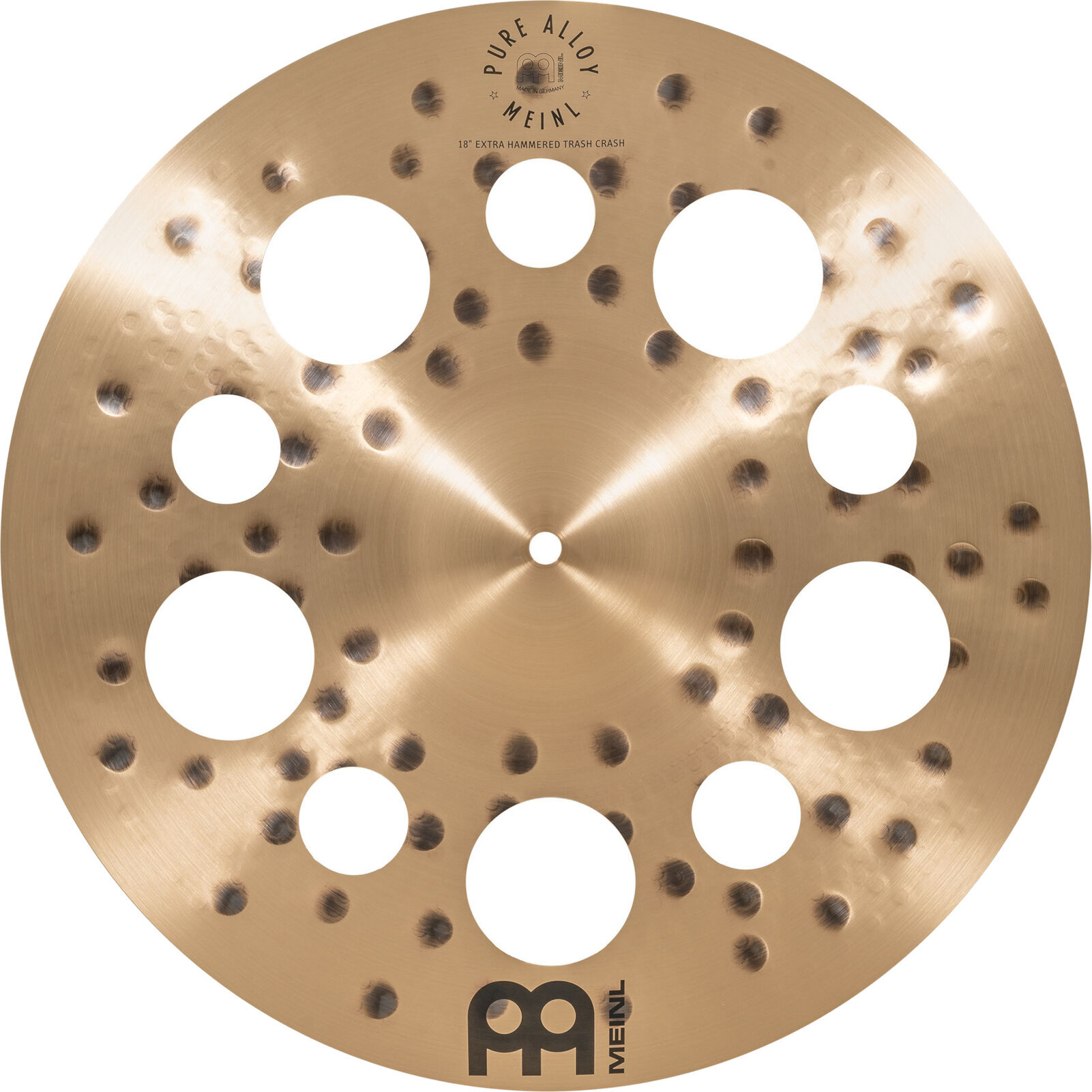 Crash Cymbal Meinl Pure Alloy Extra Hammered Trash 18" Crash Cymbal