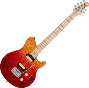 Gitara elektryczna Sterling by MusicMan Axis AX3QM Spectrum Red Gitara elektryczna (Jak nowe) - 1