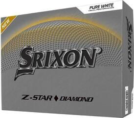 Golfové lopty Srixon Z-Star Diamond Pure White Štandardná ponuka Golfové lopty