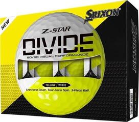 Golfové lopty Srixon Z-Star Divide White/Yellow Štandardná ponuka Golfové lopty