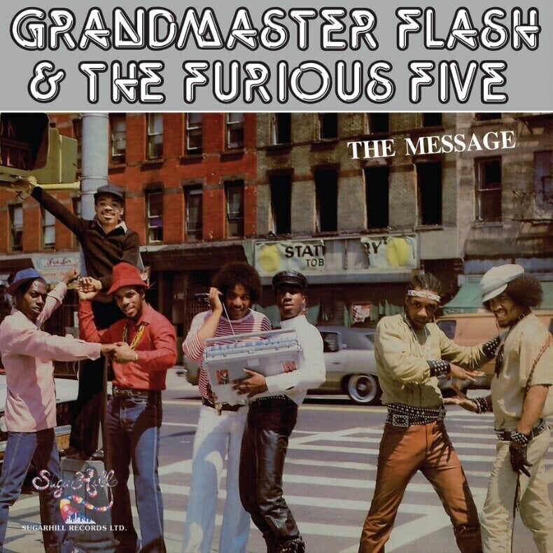 Disco in vinile Grandmaster Flash & The Furious Five - The Message (Bronx Ice Coloured) (LP)