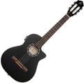 Ortega RCE125SBK-3/4 3/4 Satin Black Gitara klasyczna z przetwornikiem