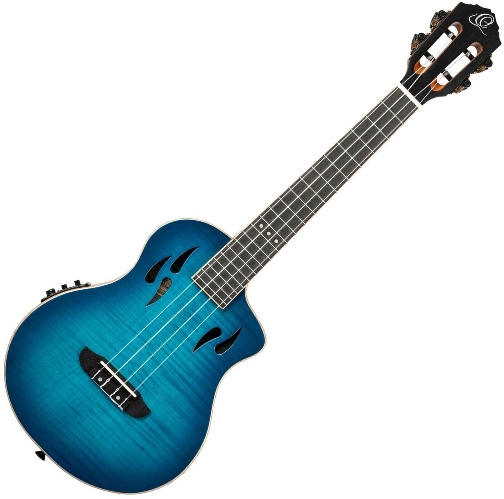 Тенор укулеле Ortega RTPX-U-FMA Flamed Maple Blue Тенор укулеле
