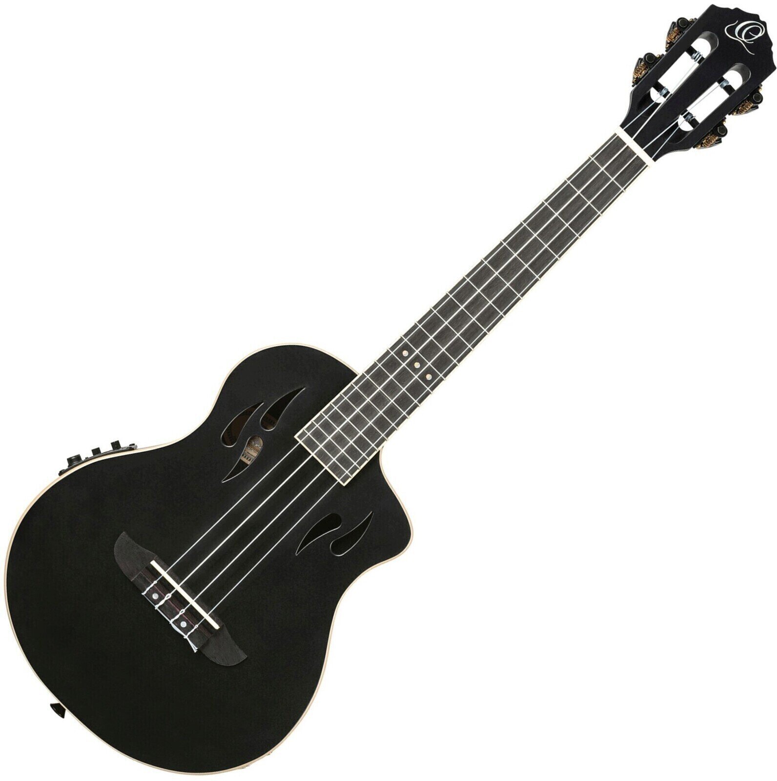 Tenor Ukulele Ortega RTPS-U-SBK Satin Black Tenor Ukulele