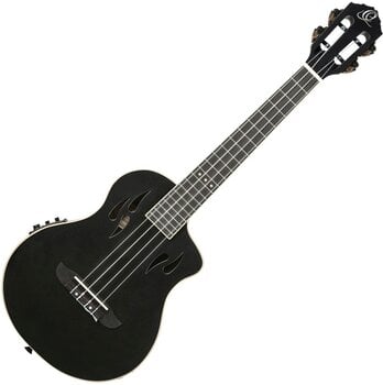Tenor Ukulele Ortega RTPS-U-SBK Satin Black Tenor Ukulele - 1